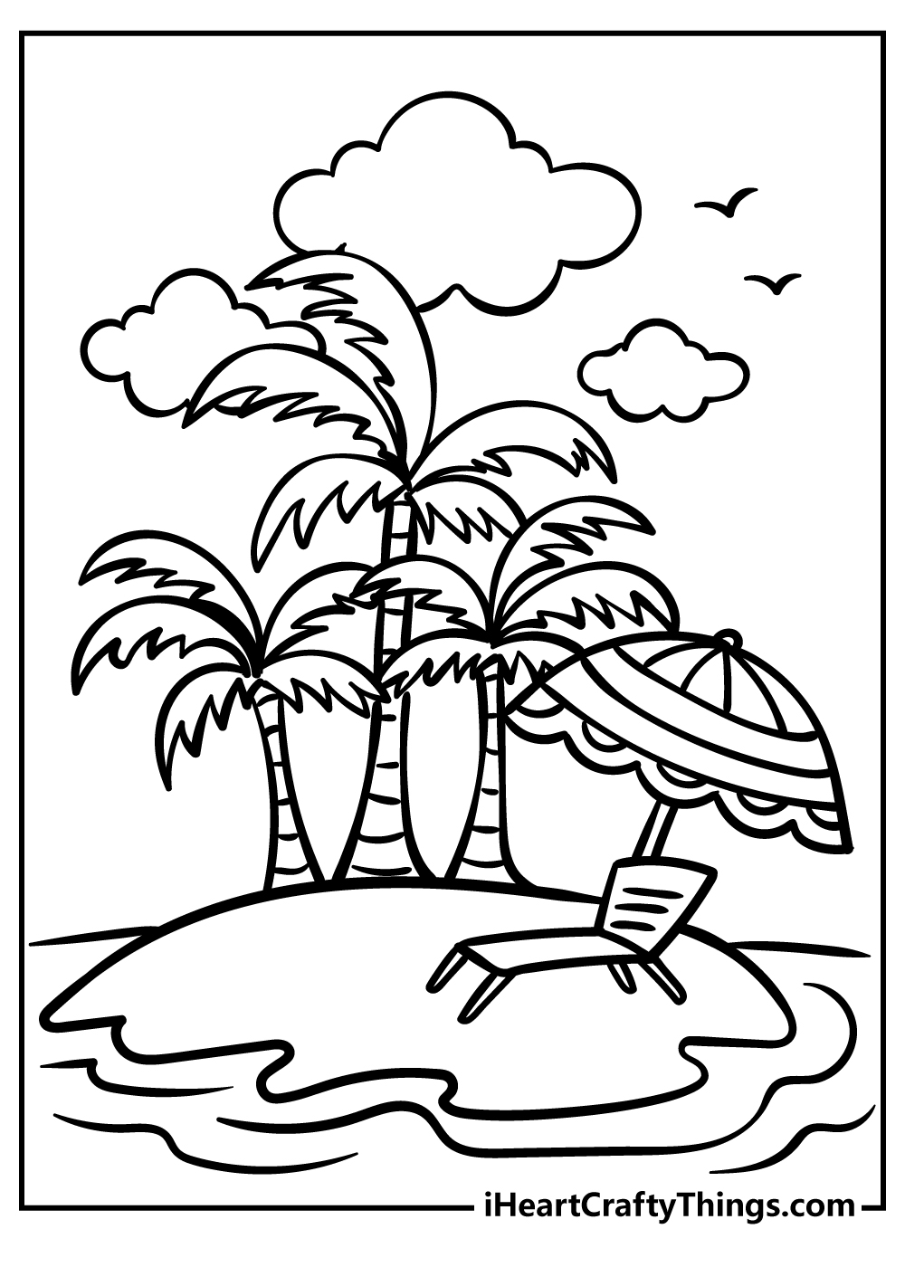 Summer coloring pages free printables