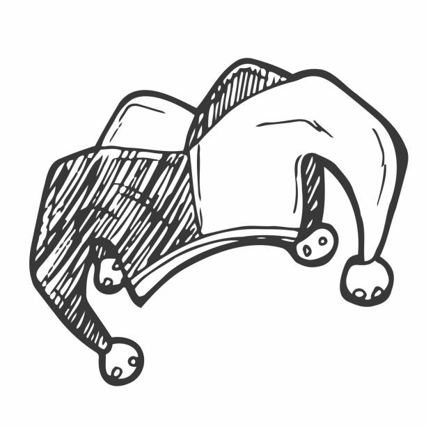 Jester hat drawing stock illustrations royalty