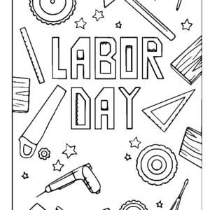 Labor day coloring pages printable for free download