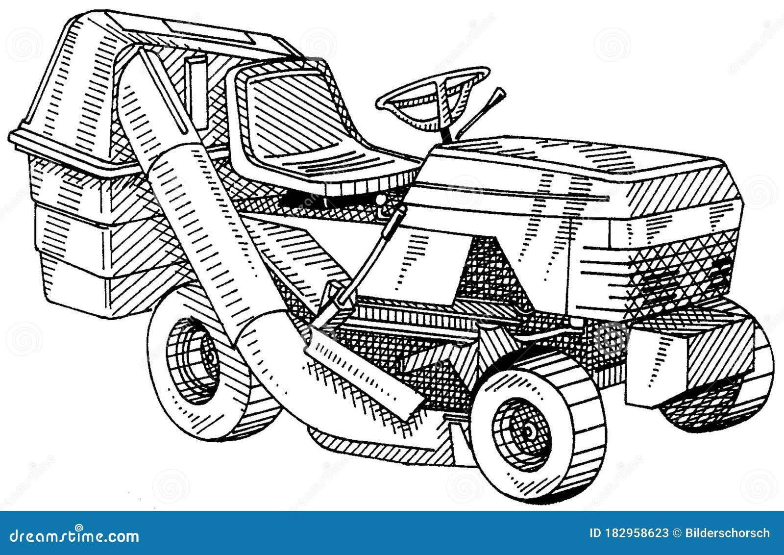 Lawn mower draw stock illustrations â lawn mower draw stock illustrations vectors clipart