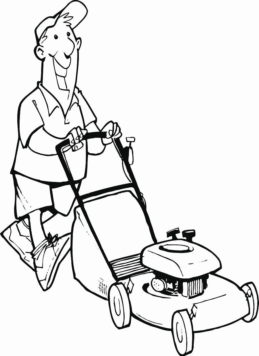 Rasenmãher malvorlagen elegante mãherzeichnung bei getdrawings lawn mower farm animal coloring pages coloring pages