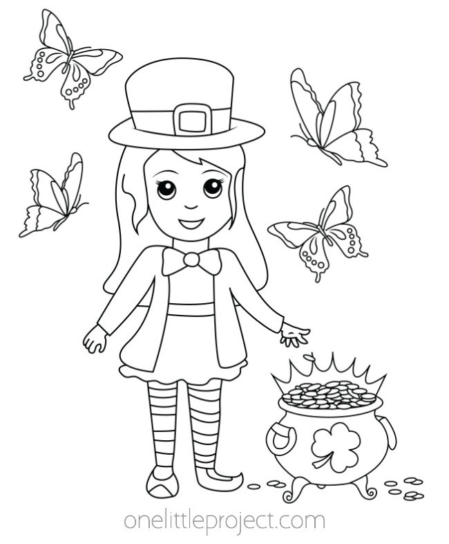 St patricks day coloring pages free st patricks day coloring sheets