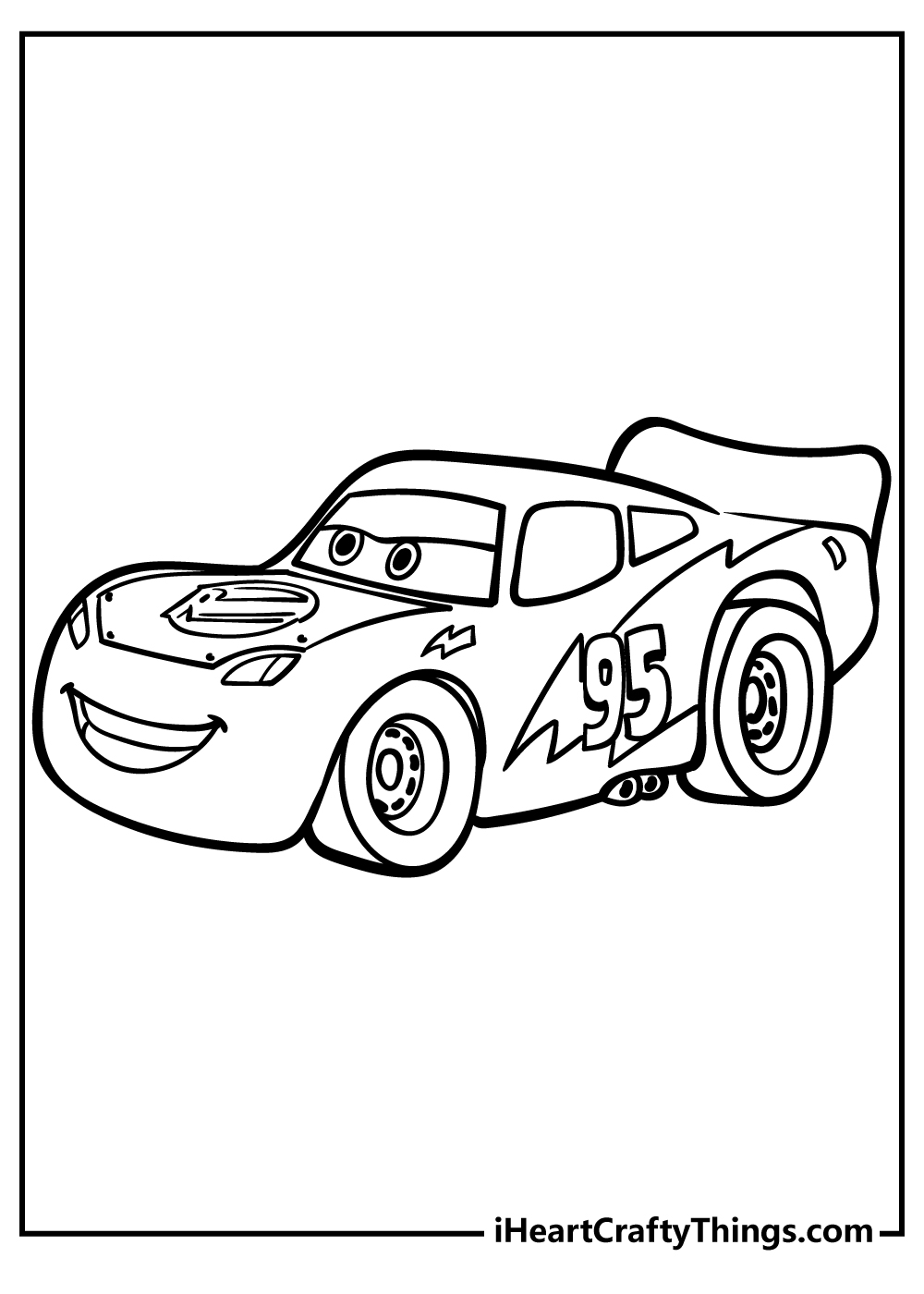 Lightning mcqueen coloring pages free printables