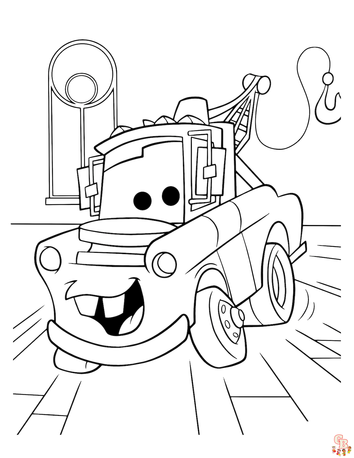 Disney cars coloring pages printable