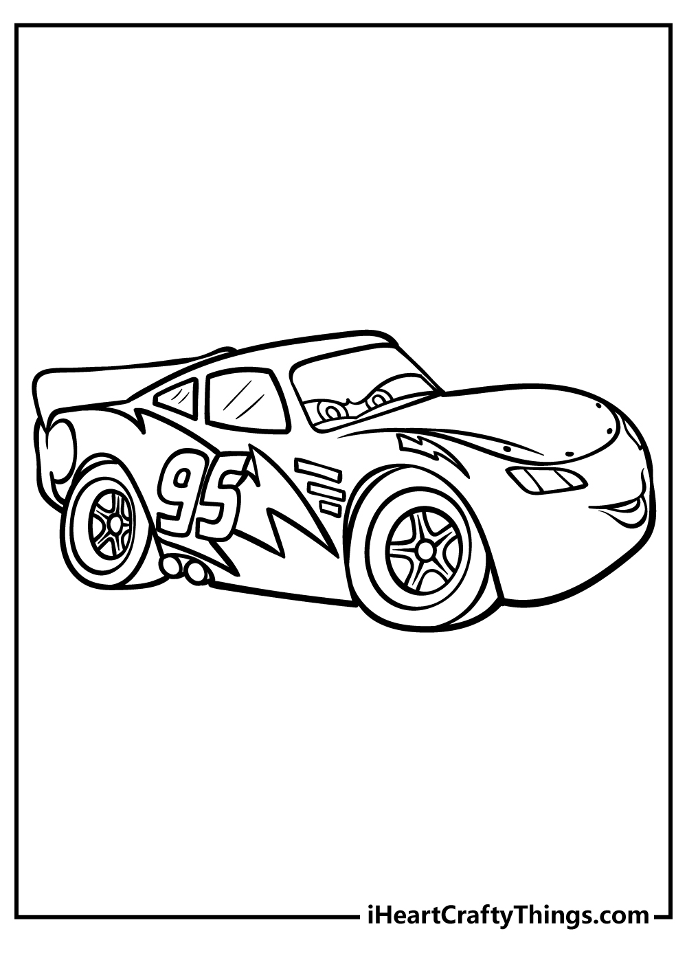 Lightning mcqueen coloring pages free printables