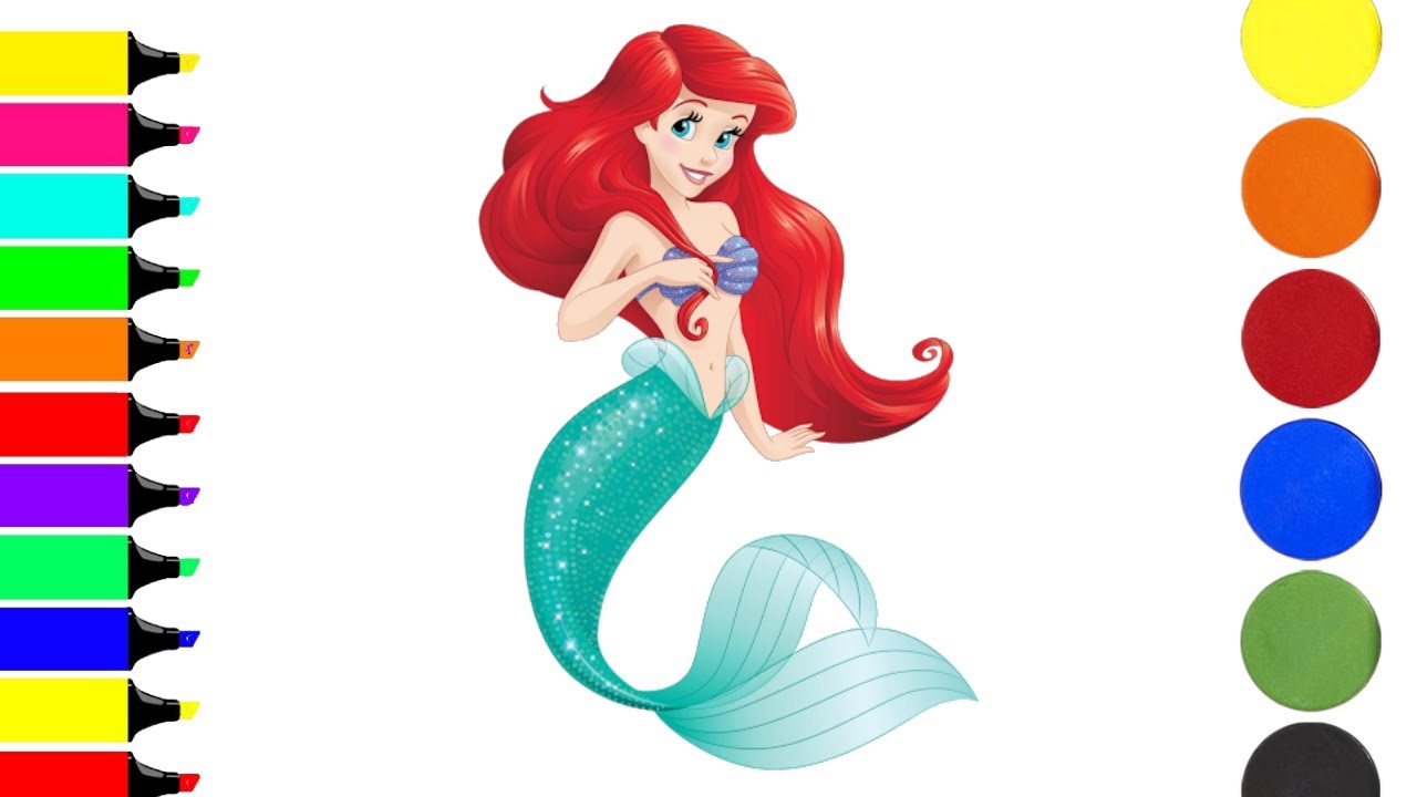 Marmaid coloring ariel coloring pages the little mermaid coloring pages