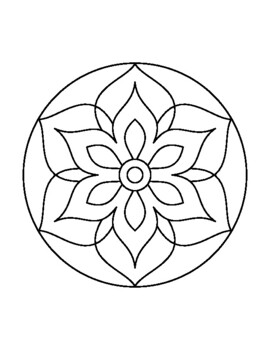 Mindfulness coloring pages for kids