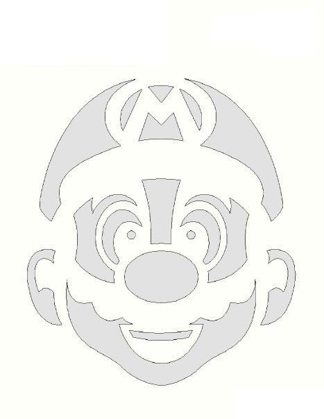 Mario stencil artsit not known i think its made of different stencâ halloween pumpkin carving stencils mario pumpkin free printable pumpkin carving stencils