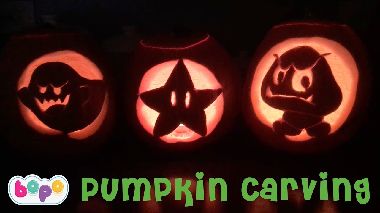 Carving pumpkins