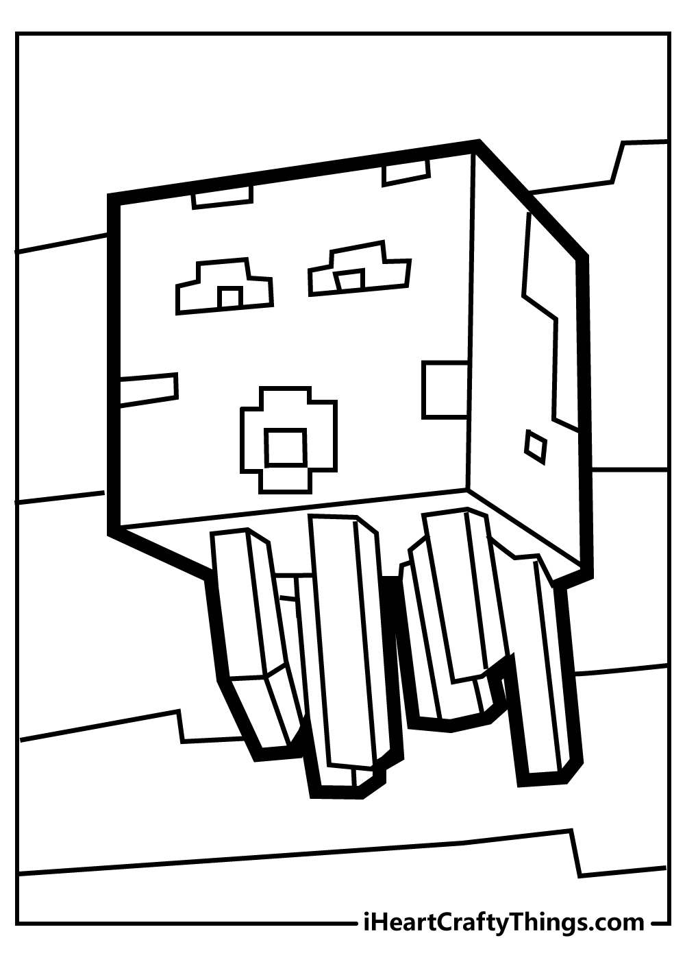 Minecraft coloring pages free printables