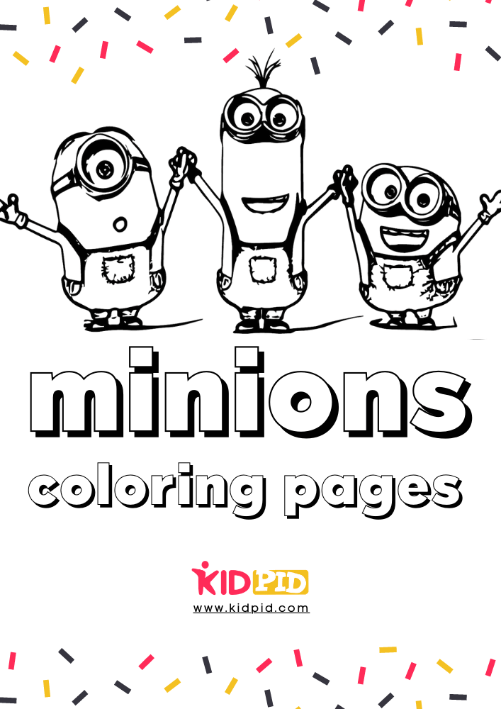 Free minions coloring pages