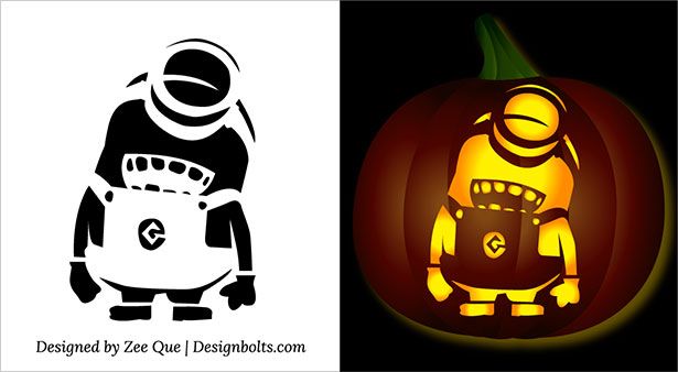 Free best halloween minion pumpkin carving stencils patterns ideas printable templates for kids pumpkin carving templates minion pumpkin carving pumpkin carving