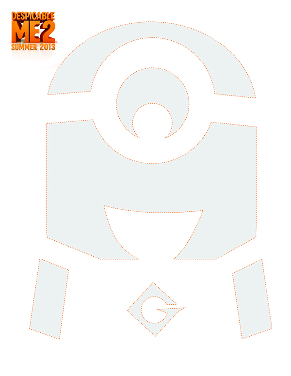 Despicable me free pumpkin carving templates