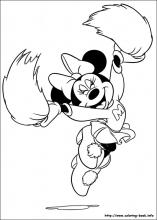 Minnie mouse coloring pages on coloring