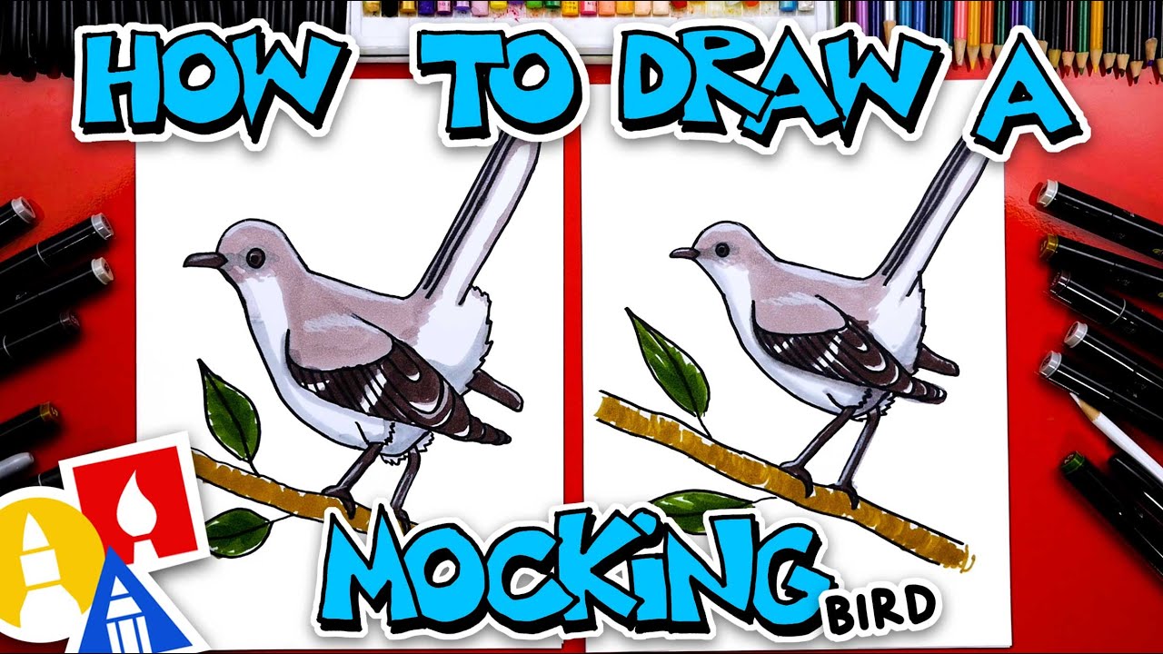 How to draw a ockingbird