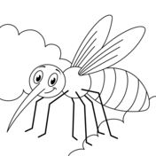 Mosquito coloring pages free coloring pages