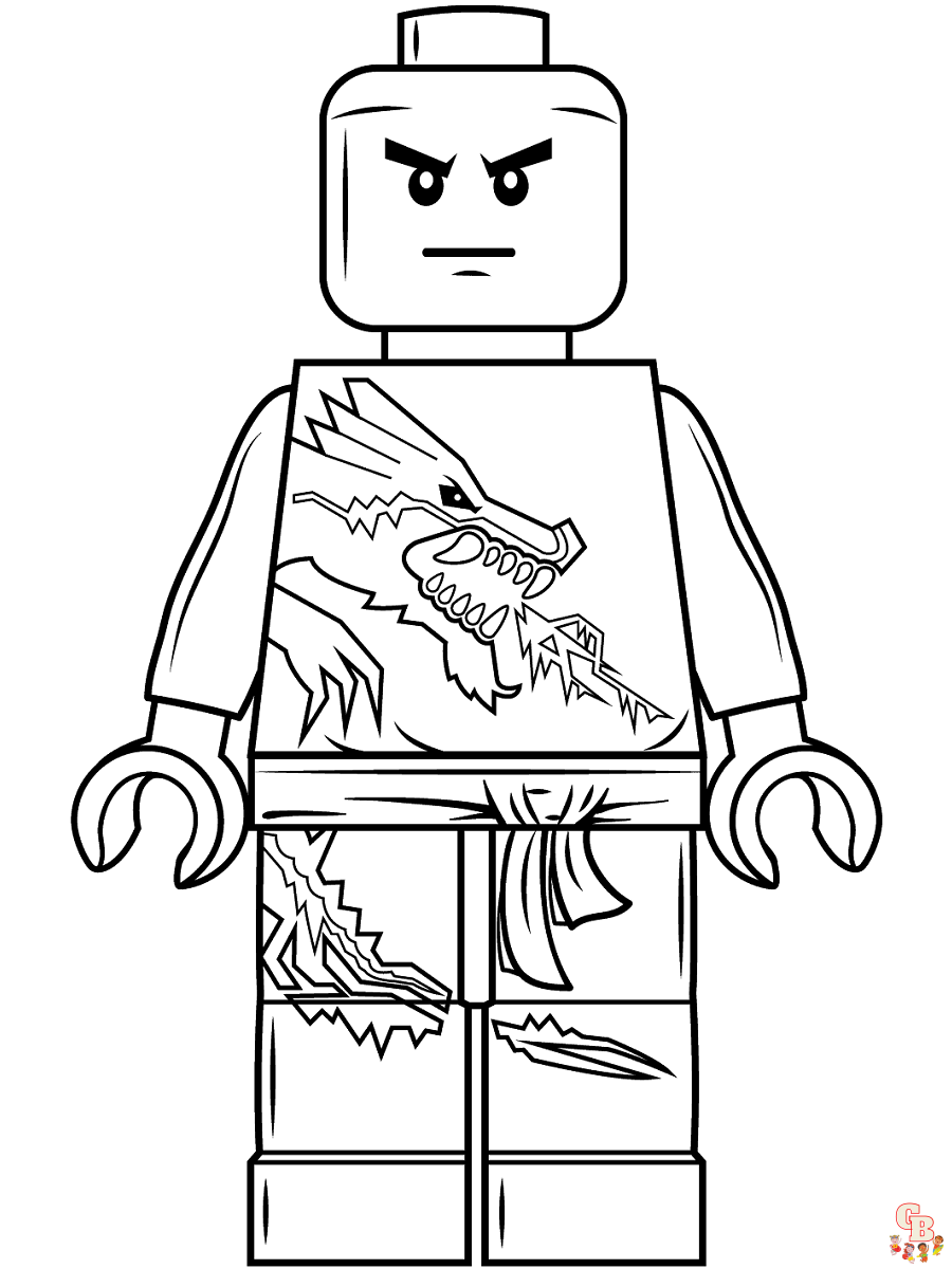 Free printable ninjago lloyd coloring pages for kids