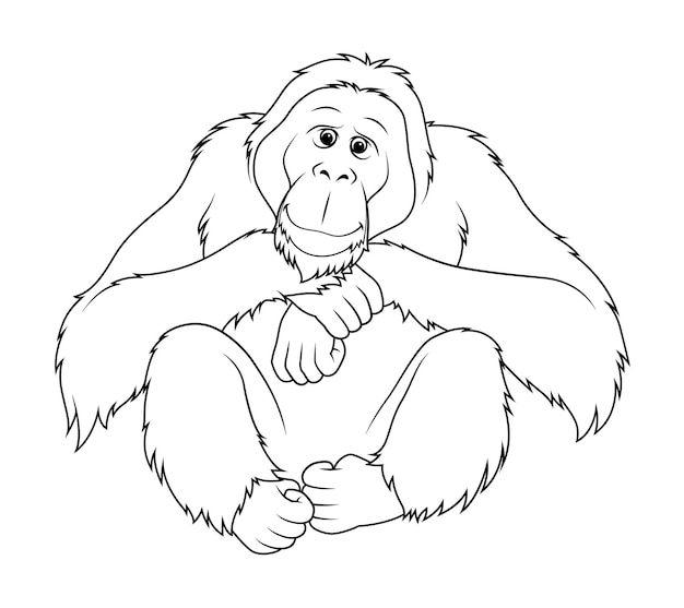 Orangutan drawing images