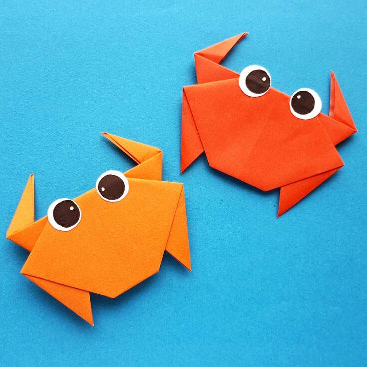 Origami crab