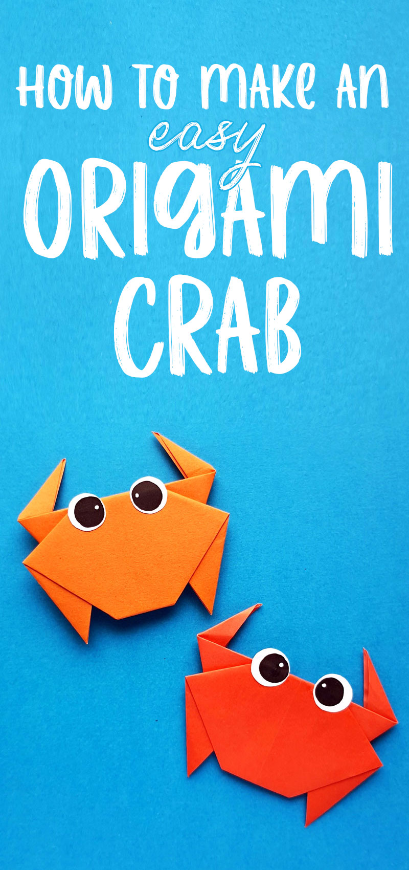 Origami crab