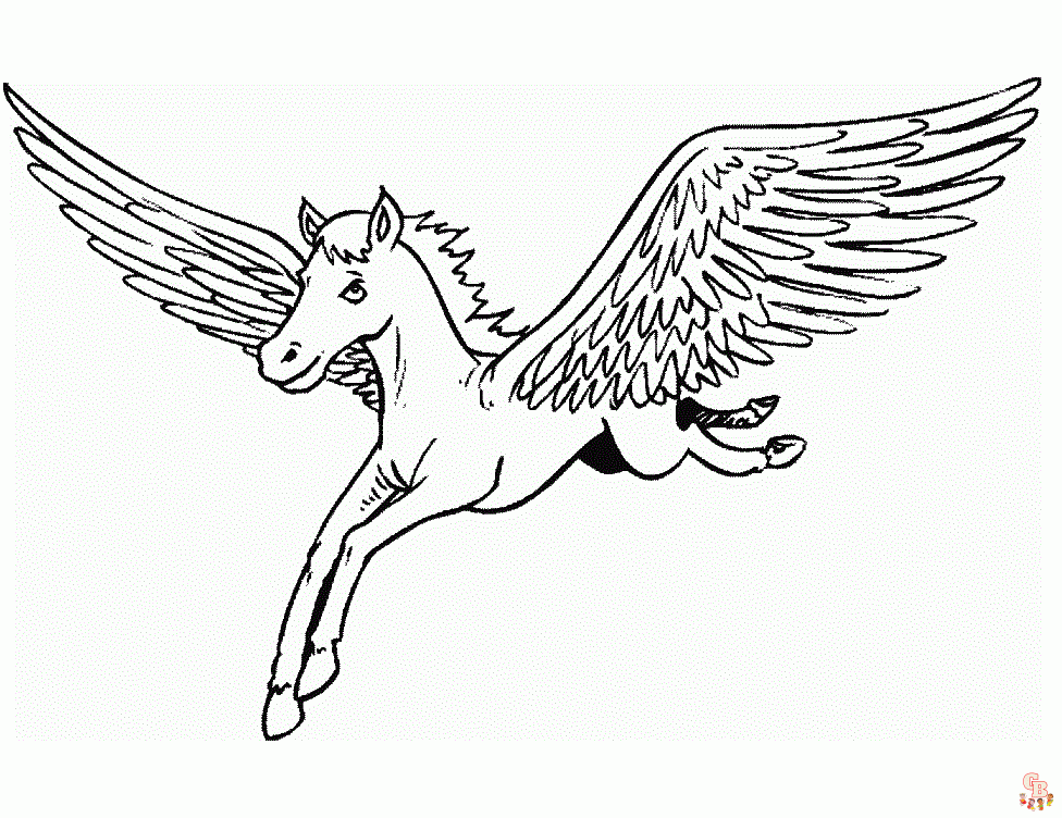 Unleash your creativity with pegasus coloring pages