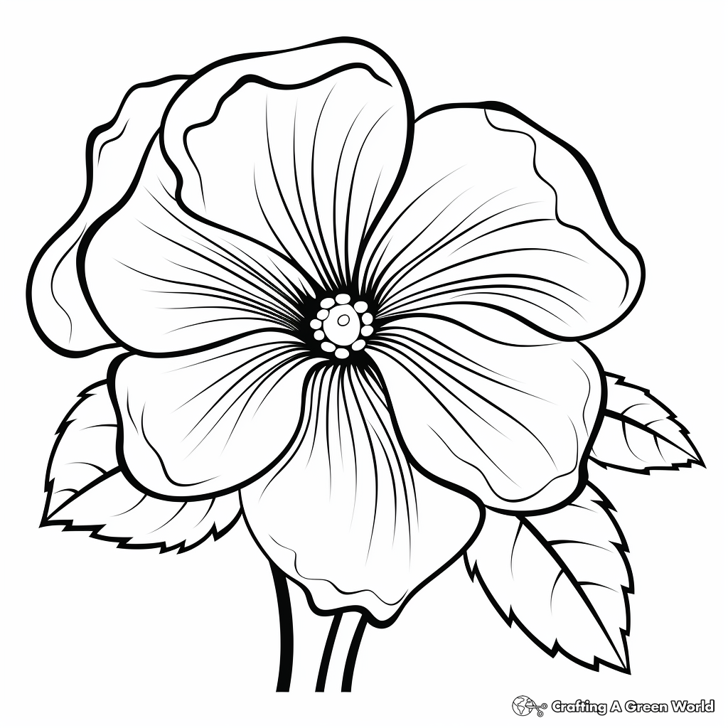 Pointsetta coloring pages