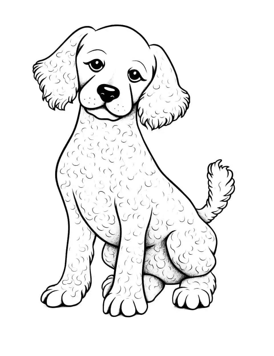 Dog coloring pages free printable sheets