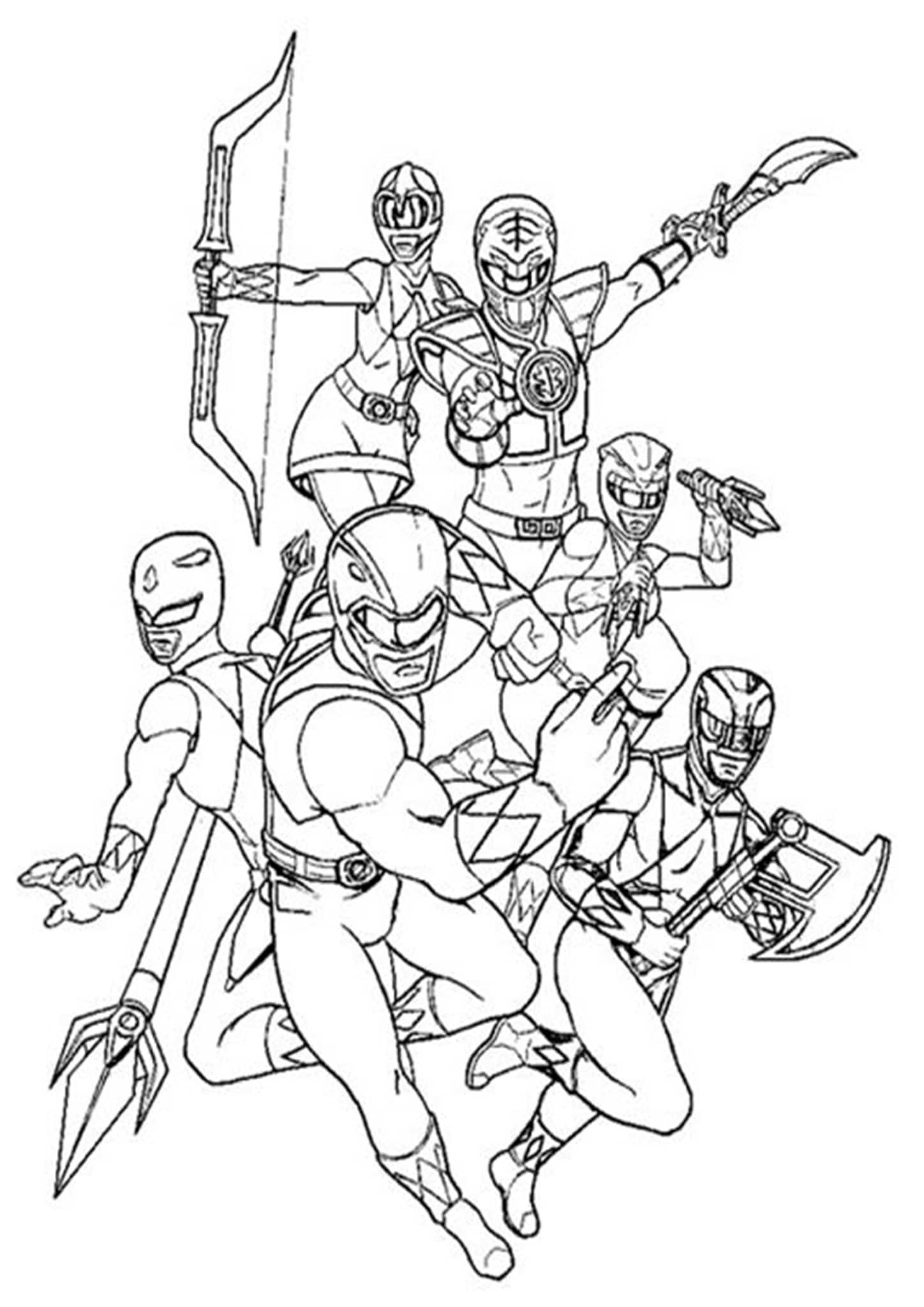 Coloring pages power ranger all coloring pages