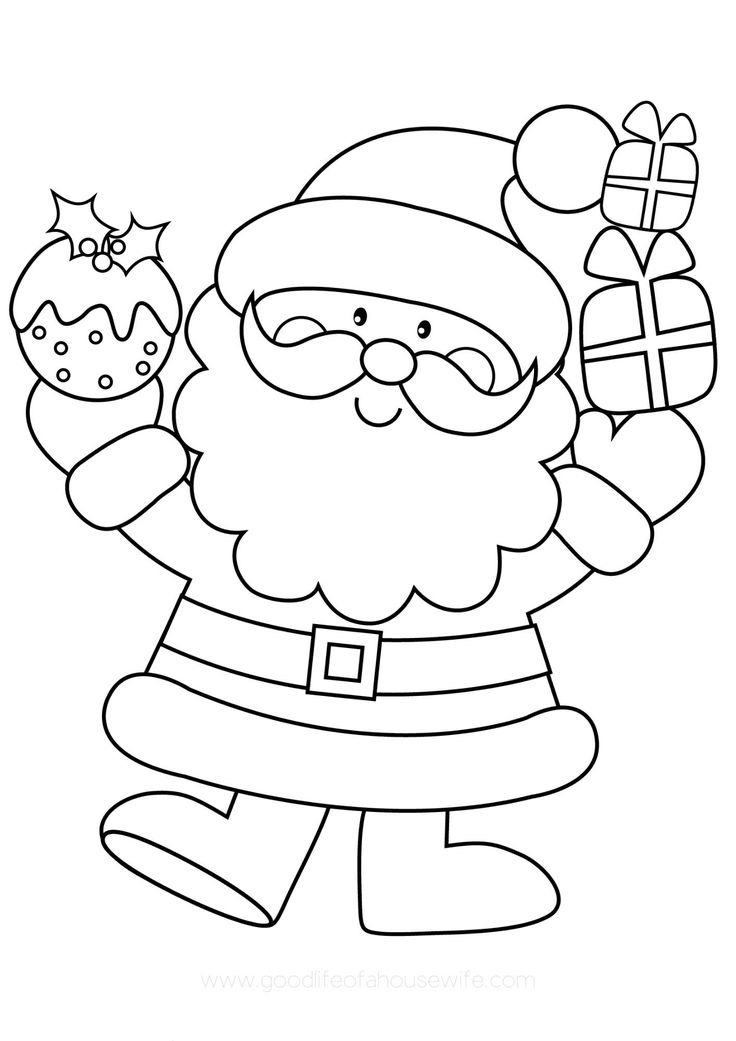 Free printable christmas coloring pages