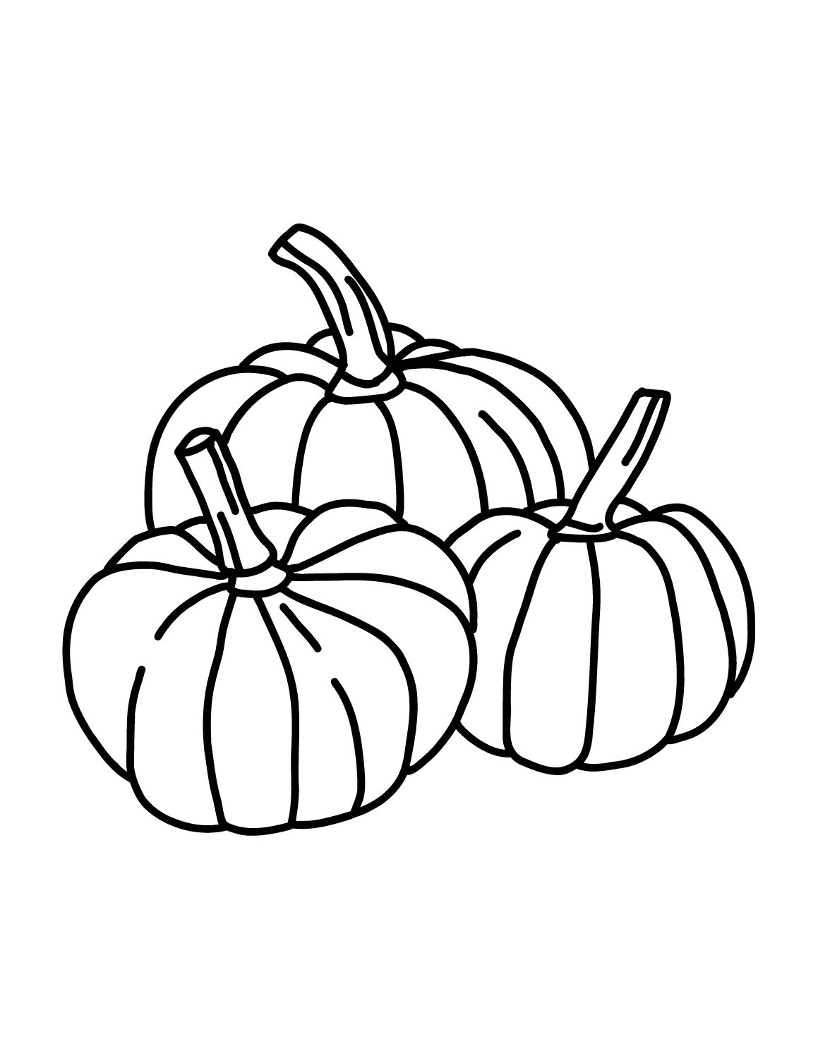 Pumpkin coloring pages for kids and adults