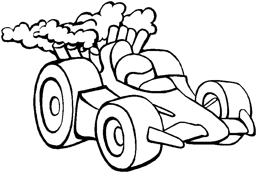 Coloring pages free racing car parking coloring pages