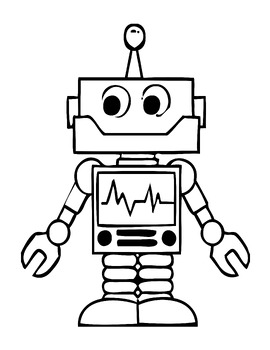 Robots coloring book l printable robots coloring pages for kids