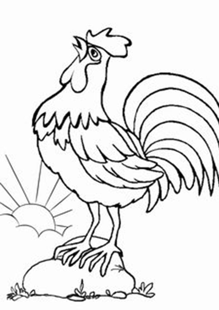 Free easy to print chicken coloring pages farm coloring pages chicken coloring pages farm animal coloring pages