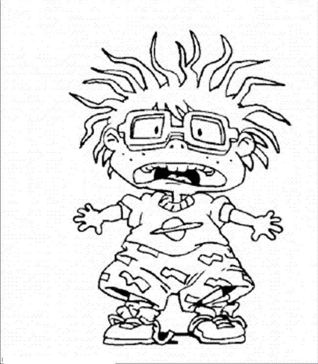 Rugrats chucky coloring pages rugrats rugrats characters coloring pages