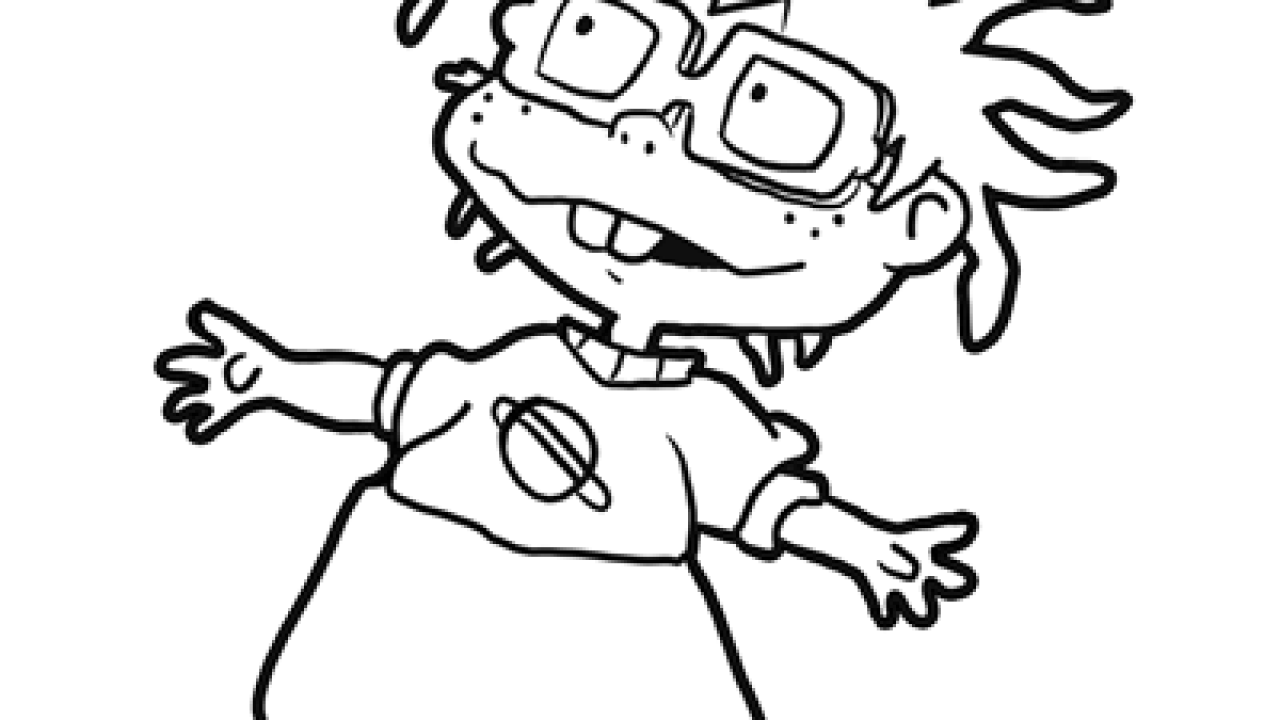 How to draw chuckie from rugrats with easy drawing tutorial