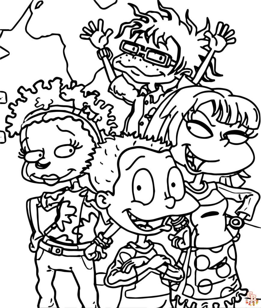 Rugrats coloring pages