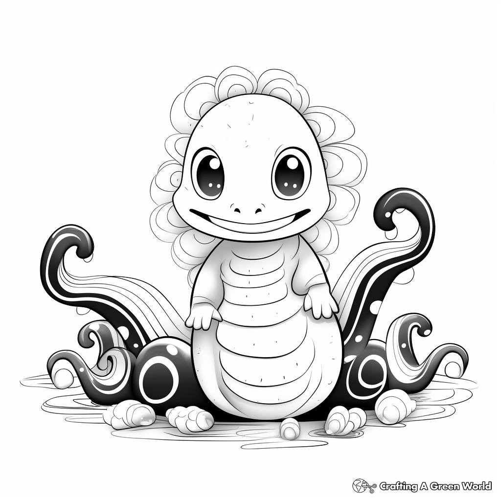 Salamander coloring pages