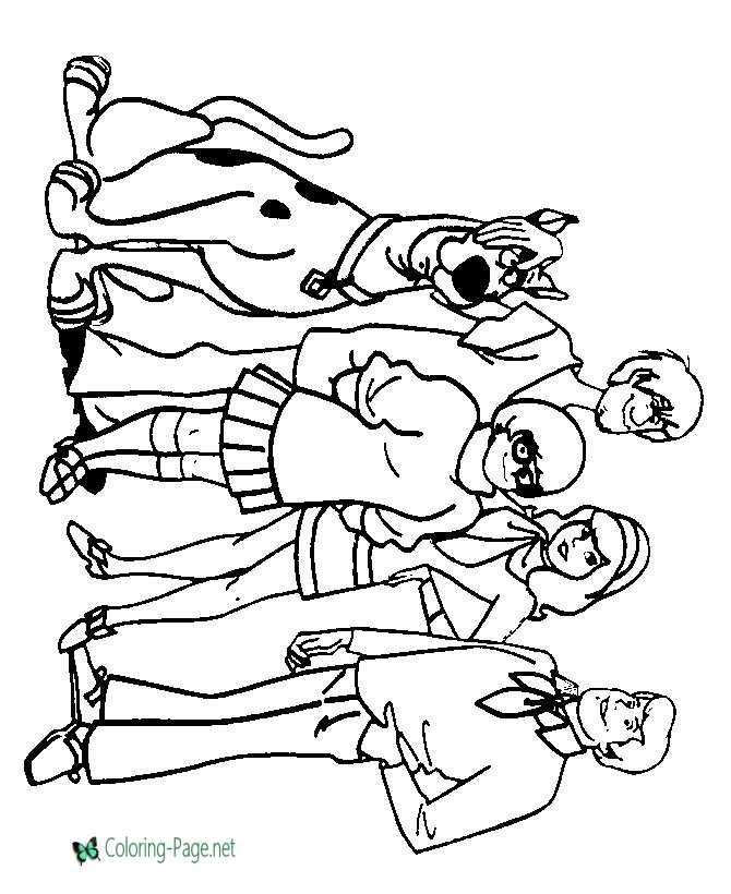 Scooby doo coloring pages