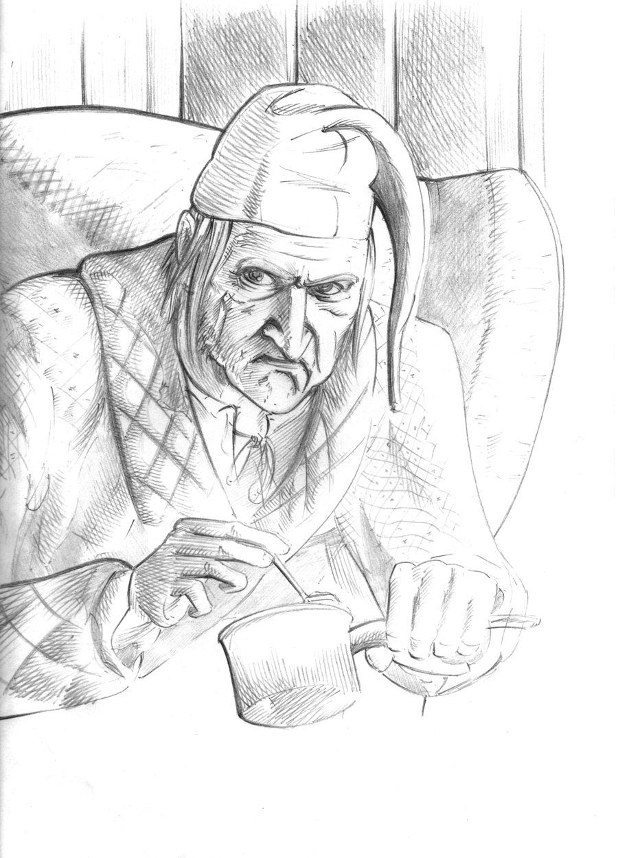 A christmas carol fan arts