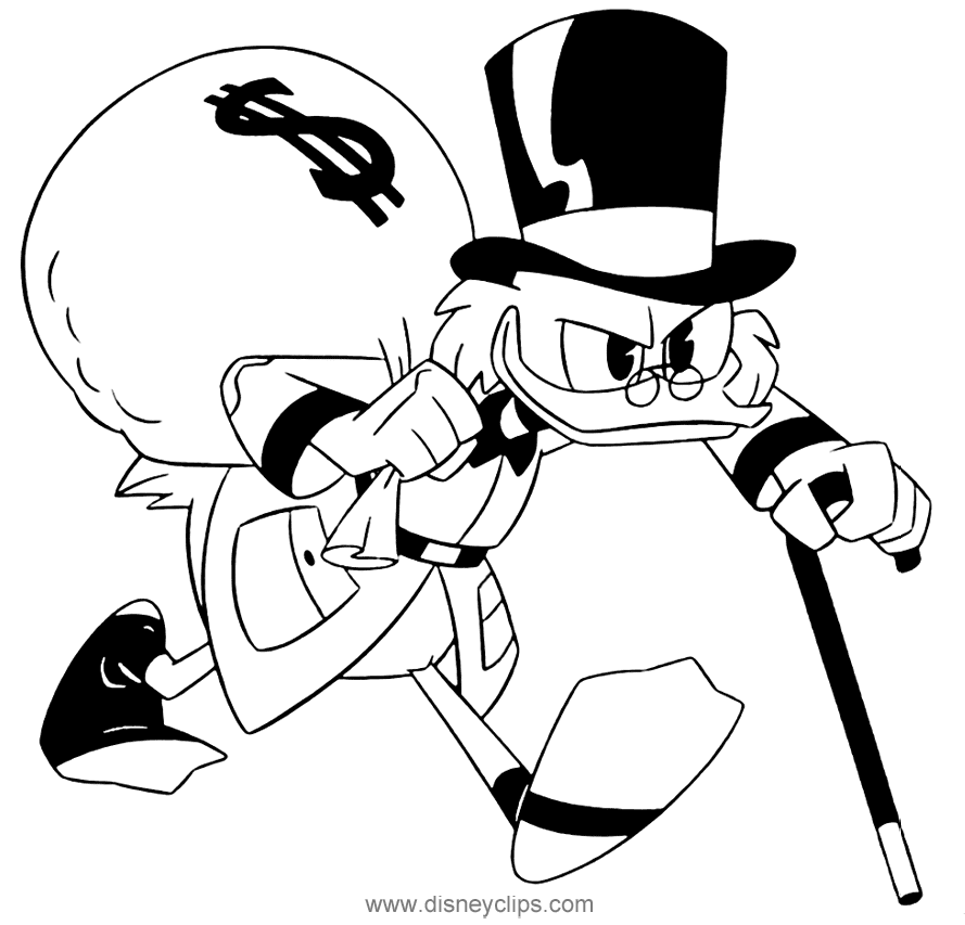 Ducktales coloring pages printable for free download