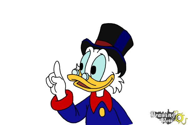 How to draw dagobert duck scrooge mcduck