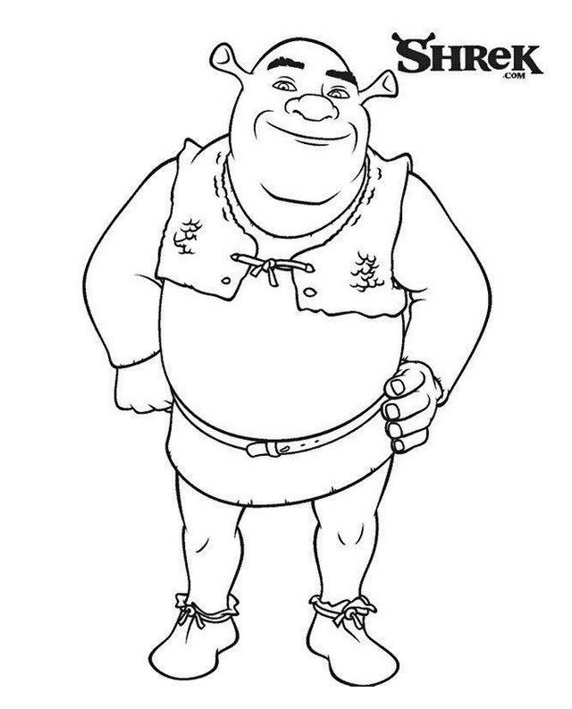 Sir shrek coloring page printable disney coloring pages coloring pages shrek