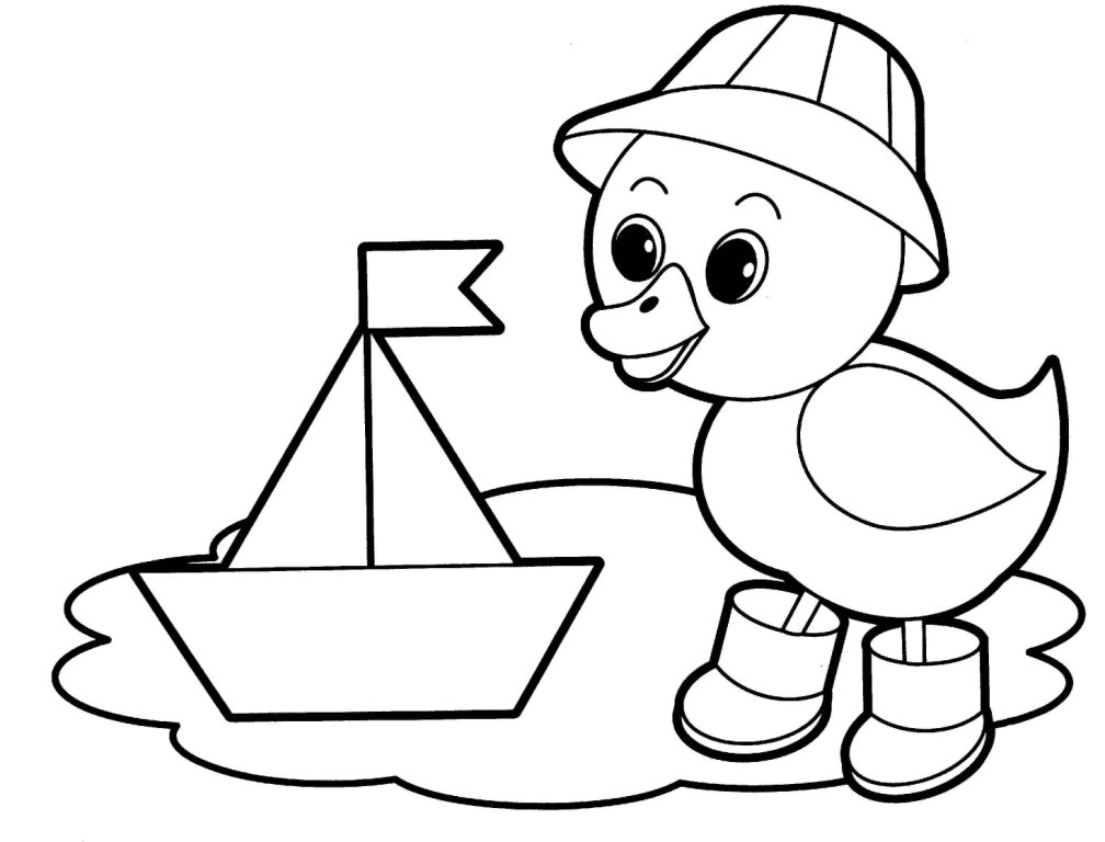 Easy coloring pages