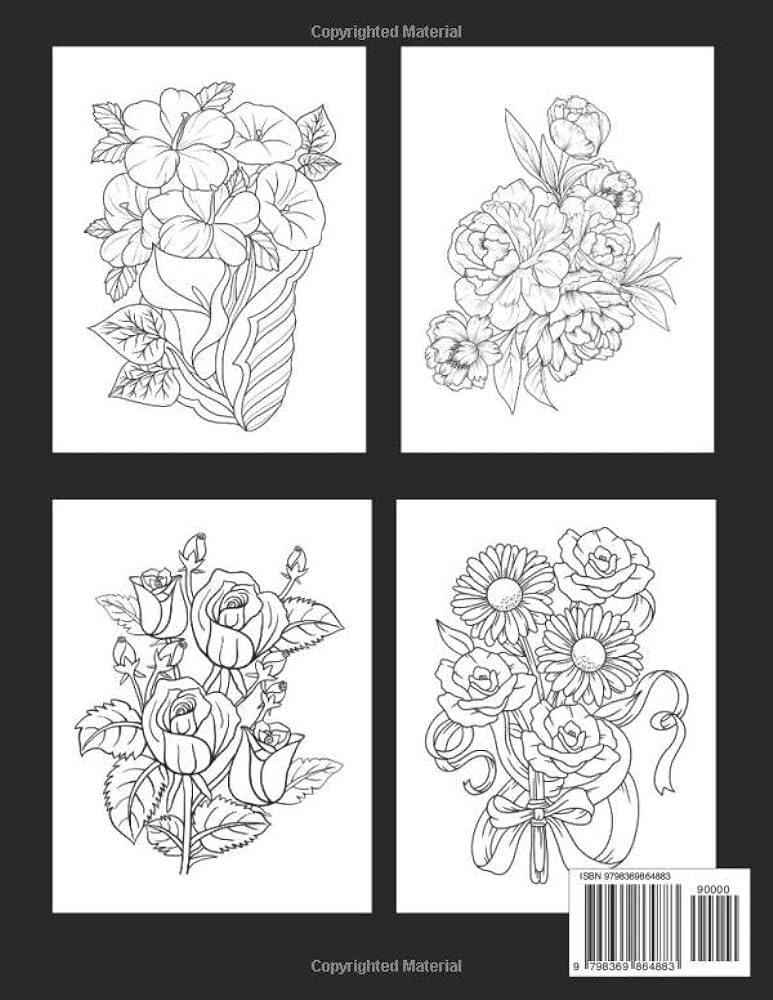 Large print flowers coloring book simple and bold relaxing flowers beautiful and easy flowers coloring book for seniors in large print flowers tracy flowers coloring book tracy books