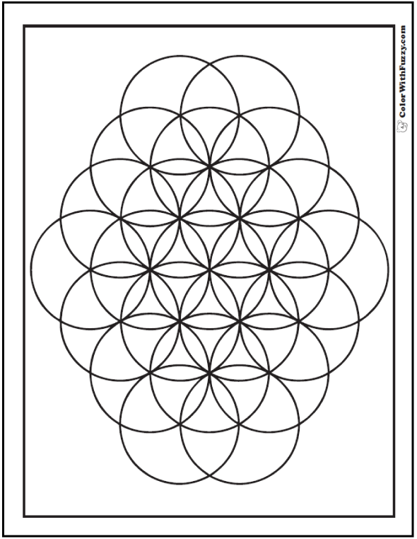 Geometric coloring pages to print â pdf digital downloads