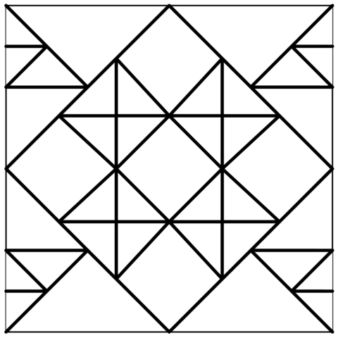 Polychrom geometric pattern coloring page free printable coloring pages