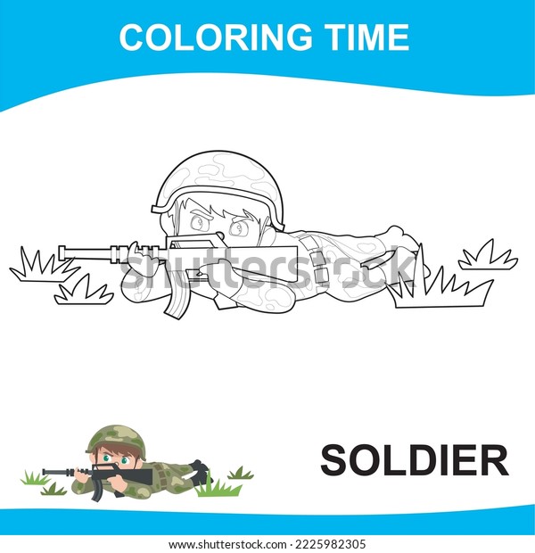 Easy coloring worksheet activity sheet children stock vector royalty free