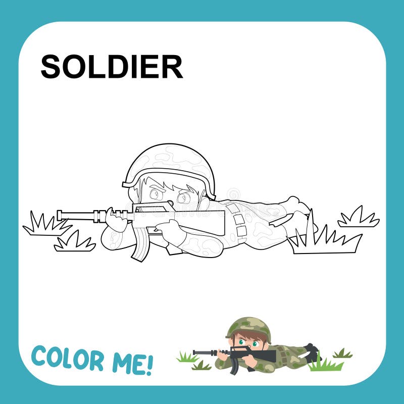 Army coloring page stock illustrations â army coloring page stock illustrations vectors clipart