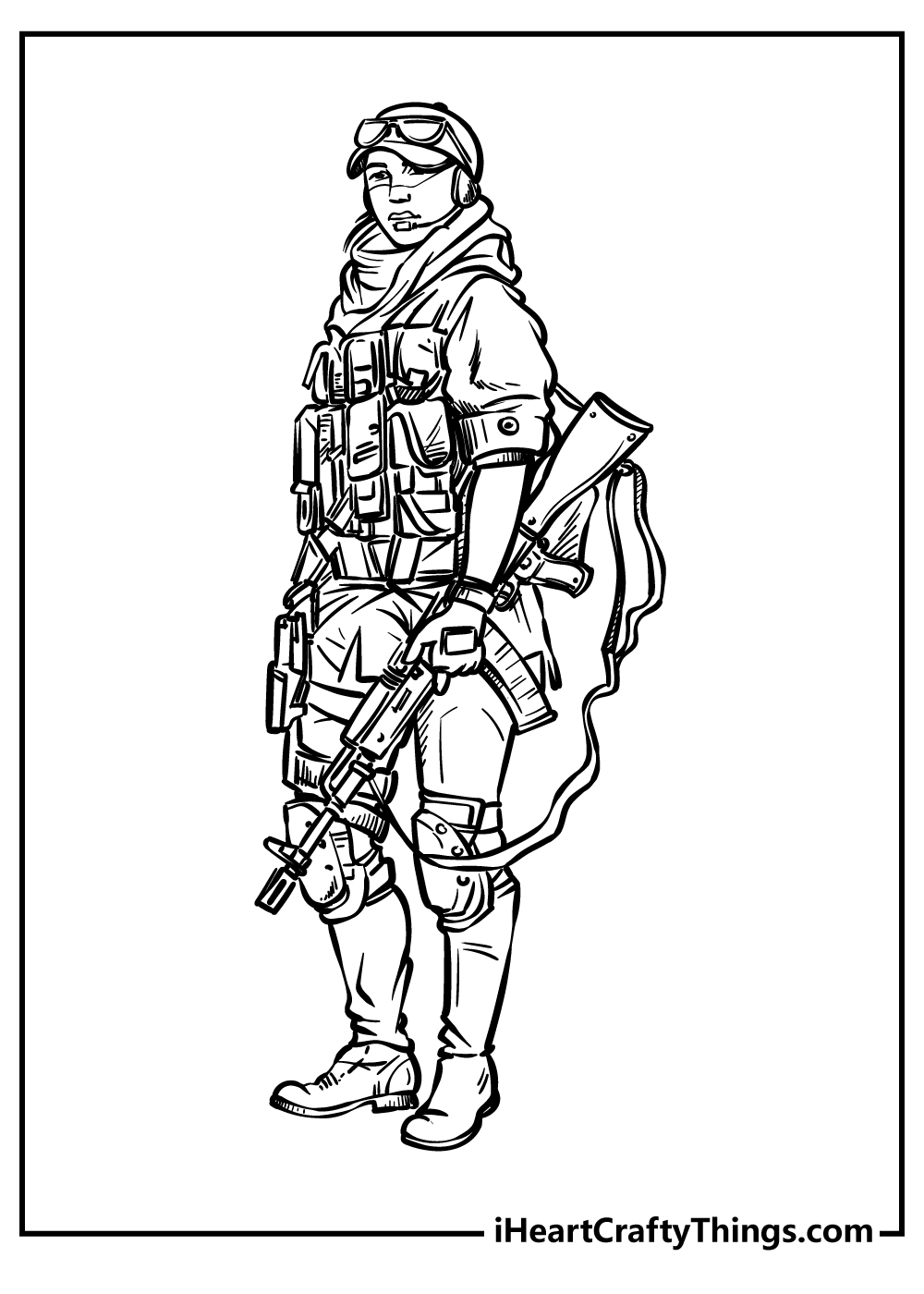 Army coloring pages free printables