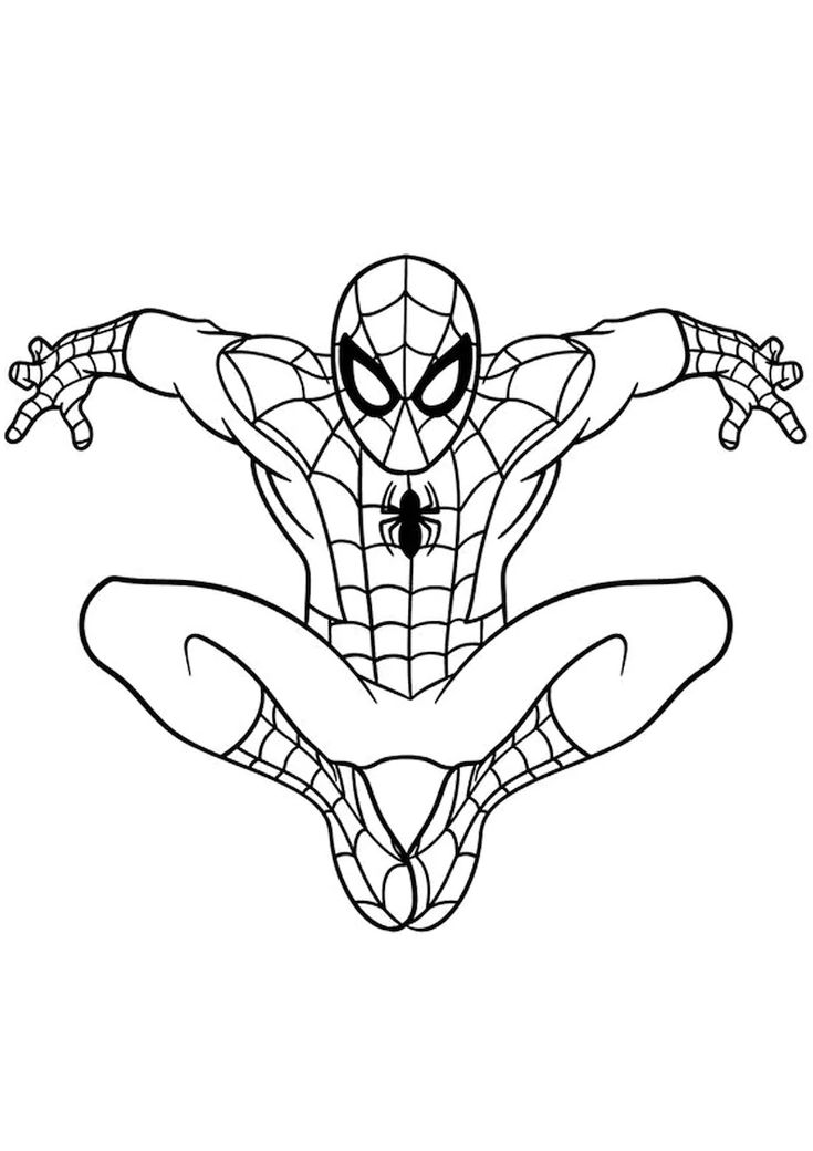 Spiderman coloring pages pdf coloring pages for kids best
